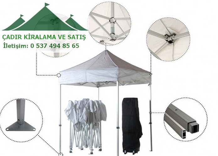 katlanır 2 2 metre gazebo portatif çadır çardak tente beyaz renk